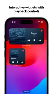 musicview pro - music widgets iphone resimleri 1