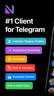 nicegram: ai chat for telegram iphone images 1