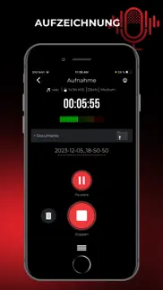 audio recorder pro und editor iphone bildschirmfoto 3