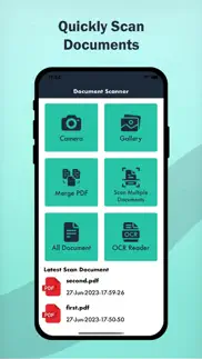dscanner for iphone - pdfmaker iPhone Captures Décran 2
