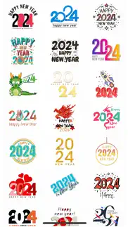 new year 2024 eve stickers iphone images 2
