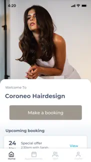 coroneo hairdesign iPhone Captures Décran 1