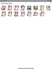 cute cat emoji kitty stickers ipad resimleri 1