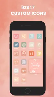 aesthetic app iconos kit maker iphone capturas de pantalla 2