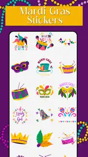 mardi gras carnival stickers iphone images 4