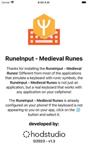 runeinput - medieval iPhone Captures Décran 2