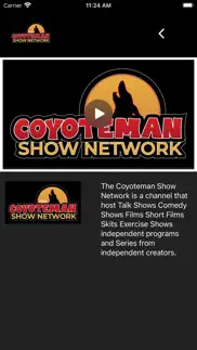 the coyoteman show network iphone images 3