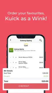 kuick - order food online iphone resimleri 2