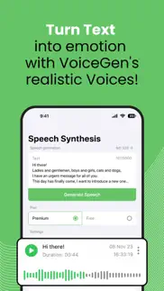 voicegen ai - text to speech iPhone Captures Décran 4