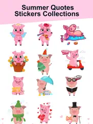 animated pink pig stickers ipad images 3