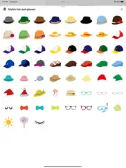 stylish hat and glasses ipad images 1
