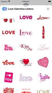 love valentine letter stickers iphone resimleri 2