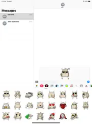 owl emoji - funny stickers ipad images 2