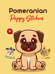 pomeranian puppy stickers cute ipad images 1