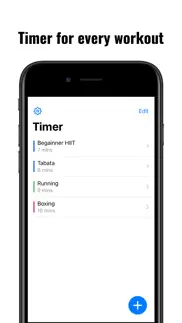 simple hiit - interval timer iphone resimleri 4