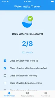 water intake tracker pro iphone images 1