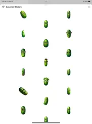 cucumber stickers ipad resimleri 1