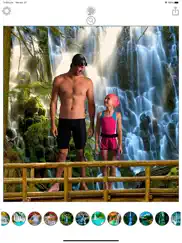 waterfall photo frames with cut and paste montage ipad images 2