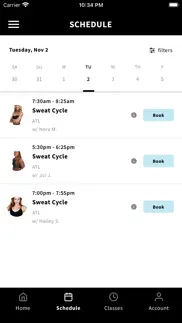 sweat cycle 2.0 iphone images 2