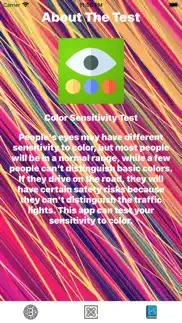 cst color sensitivity test iPhone Captures Décran 3