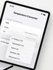 fast temperature converter pro ipad resimleri 2