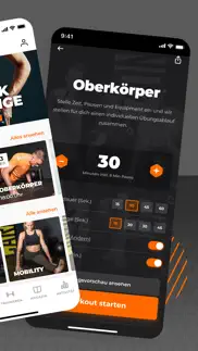 sportlerplus - fitness workout iphone bildschirmfoto 2