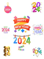 happy new year 2023 -wasticker ipad images 1