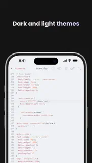 buffer editor - code editor iphone capturas de pantalla 4