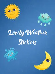 lovely weather stickers ipad images 1