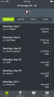 georgia football schedules iphone images 1