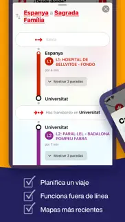 mapa del metro de barcelona iphone capturas de pantalla 3