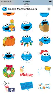 cookie monster stickers iphone capturas de pantalla 4