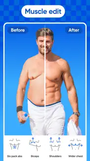 retouch men - body tune editor iphone images 1