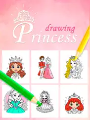 paint princesses game for girls to color beautiful ballgowns with the finger ipad images 1