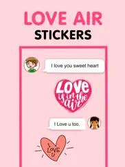love in air stickers ipad capturas de pantalla 3