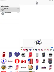 indiana emojis - usa stickers ipad images 2