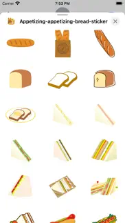 appetizing bread stickers iphone images 1