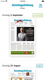 sonntagszeitung e-paper iphone images 1