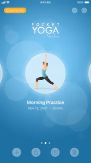 pocket yoga teacher iPhone Captures Décran 1