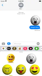 golf stickers iphone capturas de pantalla 4
