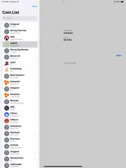 crypto miner stats iPad Captures Décran 1