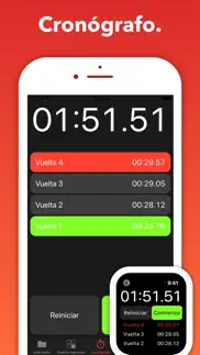 seconds pro interval timer iphone capturas de pantalla 4