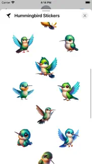 hummingbird stickers iphone resimleri 2