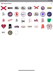 alabama emoji - usa stickers ipad images 1