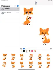 crazy little fox stickers ipad images 2