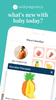 ovia pregnancy & baby tracker iphone images 1