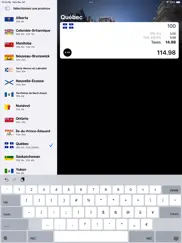 taxes de vente au canada iPad Captures Décran 1