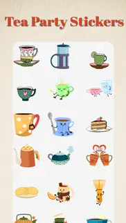 tea party stickers pack iphone images 4