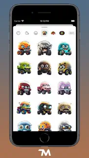 monster trucks stickers iphone images 2