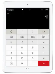 calculatrice de fractions pro iPad Captures Décran 2